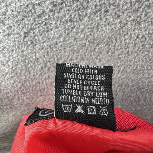 G-NET Men's Red, White Blue Strip Zip Up Windbreaker Jacket Size Large   A14b - Picture 6 of 11